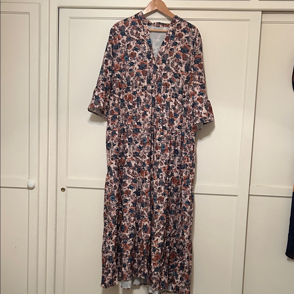 Floral Print Maxi Dress